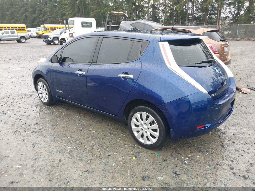 Vin: 1n4bz0cp4gc314191, lot: 45121225, nissan leaf s 20163