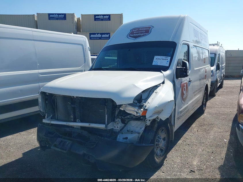 Vin: 1n6af0ly3jn812401, lot: 45121589, nissan nv cargo nv2500 hd sv v8 20182
