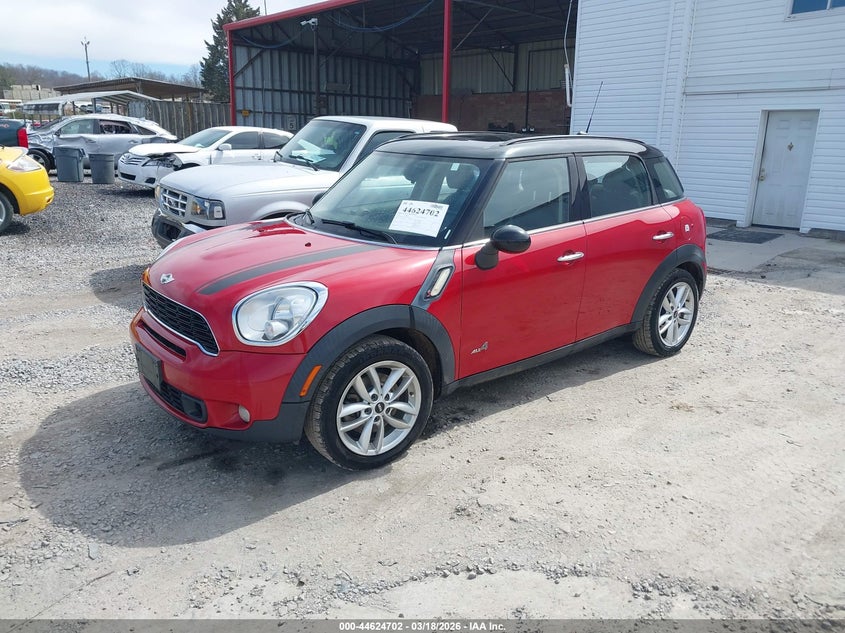 Vin: wmwzc5c57ewm18494, lot: 45121682, mini countryman cooper s 20142