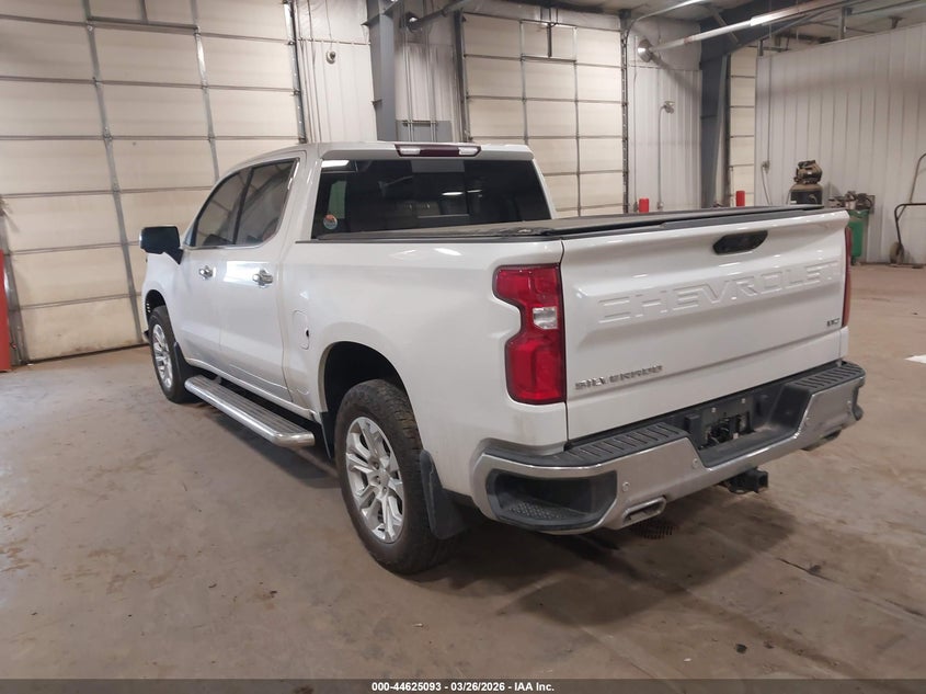 VIN 1GCUDGET4NZ586030 2022 CHEVROLET SILVERADO 1500 4WD  SHORT BED LTZ