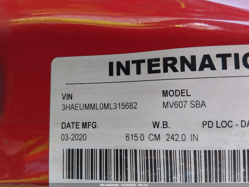 2021 INTERNATIONAL MV auction photo 8