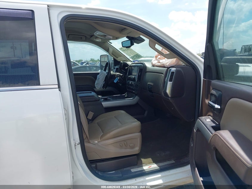 2015 Chevrolet Silverado 3500Hd Ltz white Lot 111044626349 Vin 1GC4K0E85FF671177