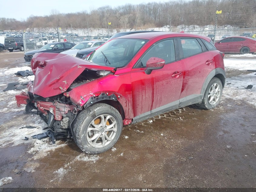 Vin: jm1dkfb76m1509289, lot: 45123497, mazda cx-3 sport 20212