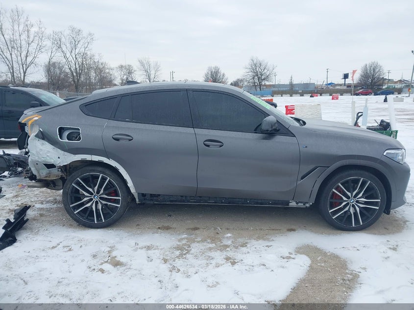 2022 BMW X6 xDrive40I VIN: 5UXCY6C07N9K10813 Lot: 44626534
