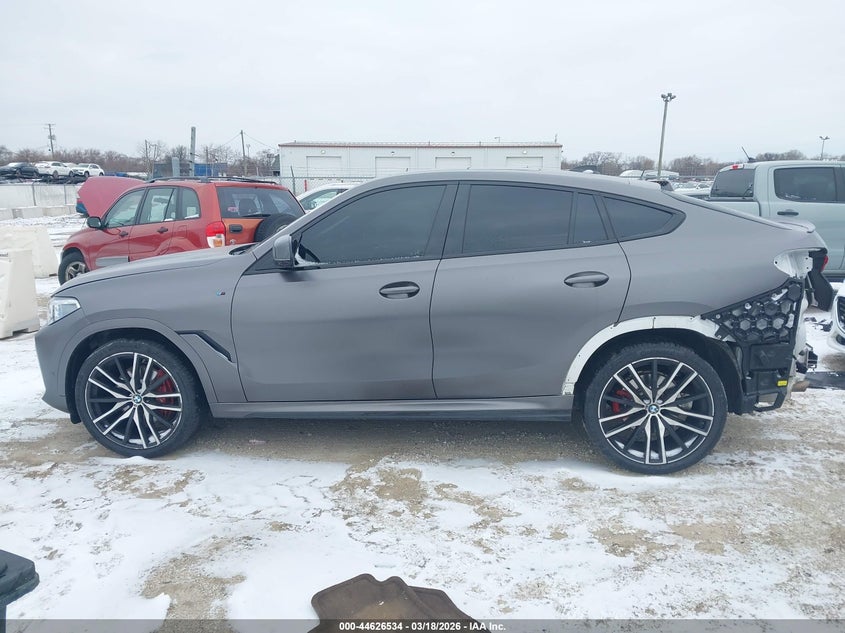 2022 BMW X6 xDrive40I VIN: 5UXCY6C07N9K10813 Lot: 44626534