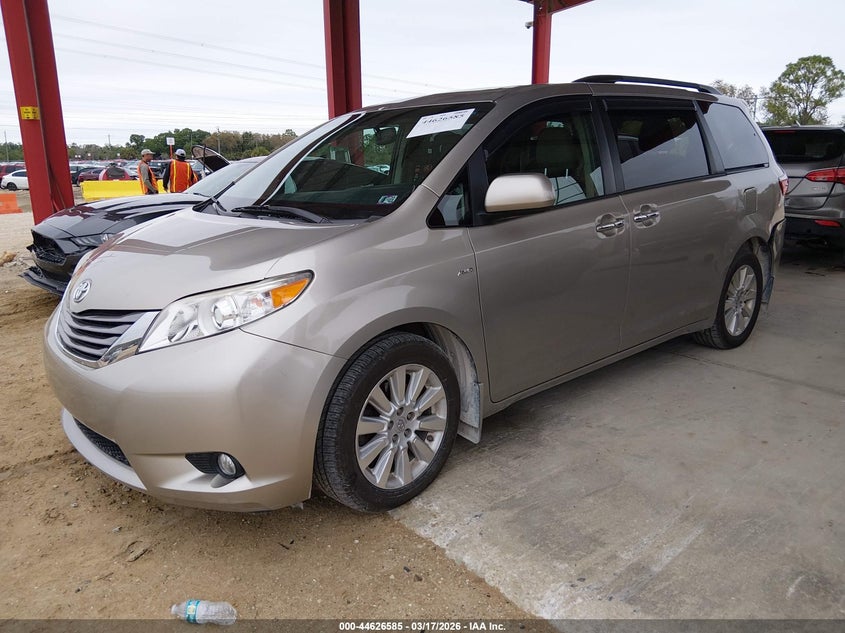 2016 Toyota Sienna Xle 7 Passenger 5TDDK3DC8GS138796 photo 1