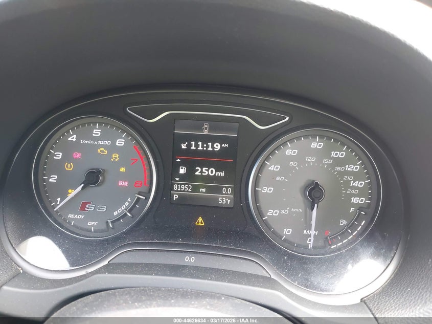 2016 Audi S3 2.0T Premium Plus VIN: WAUB1GFF5G1014021 Lot: 44626634