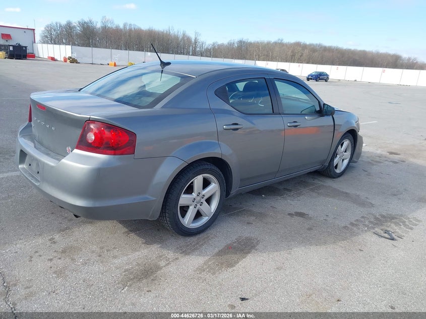 Vin: 1c3cdzab9dn517820, lot: 45123706, dodge avenger se 20134
