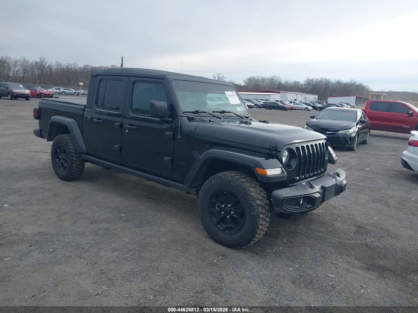 Vin: 1c6hjtag1pl525419, lot: 45123792, jeep gladiator willys 4x4 2023 img_1
