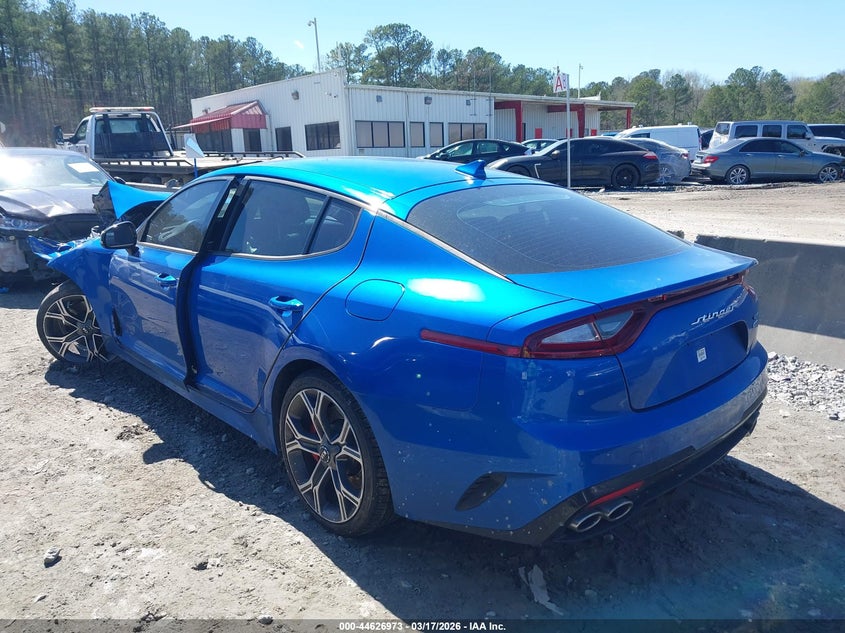 Vin: knae35lc1m6089173, lot: 45123953, kia stinger gt 20213