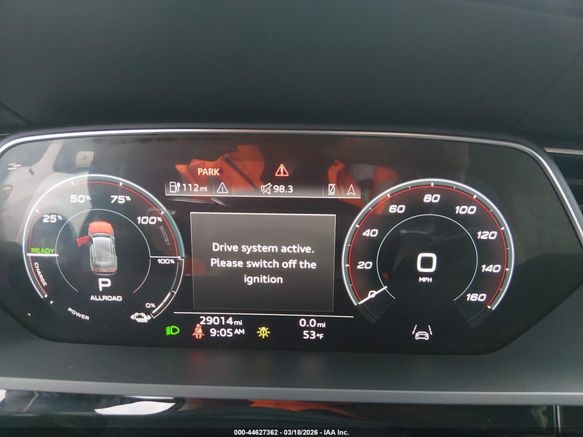 2021 Audi E-Tron Prestige Quattro VIN: 0WA1VABGE0MB02177 Lot: 44627362