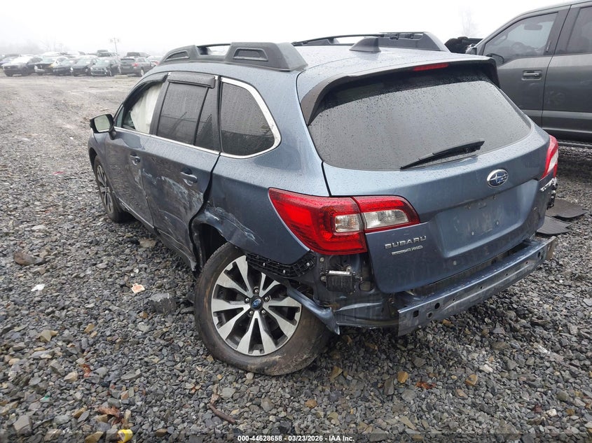 Vin: 4s4bsbncxg3214385, lot: 45125638, subaru outback 2.5i limited 20163