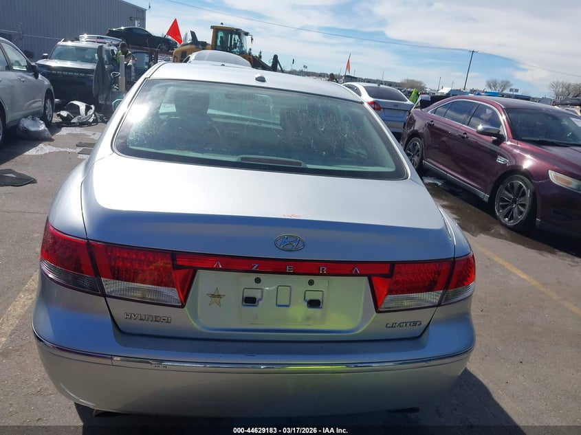 2009 Hyundai Azera Limited VIN: KMHFC46F29A394043 Lot: 44629183