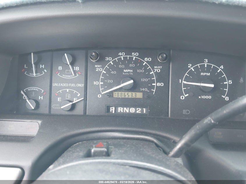 1993 Ford Bronco U100 VIN: 1FMEU15H8PLA20211 Lot: 44629478