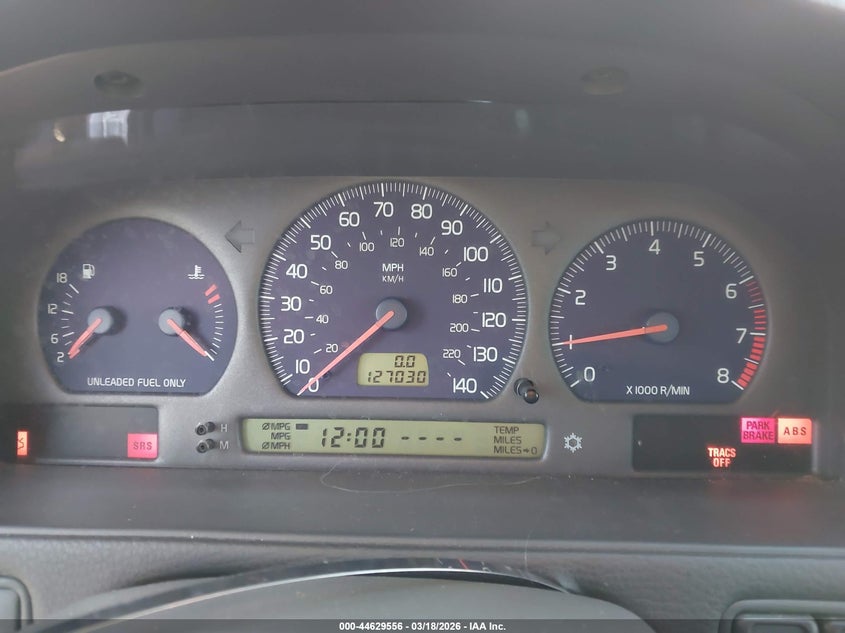 1998 Volvo V70 R VIN: YV1LW5241W2510146 Lot: 44629556