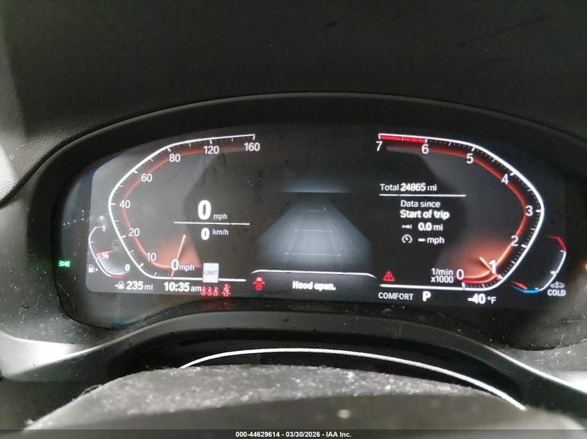 2021 BMW X4 xDrive30I VIN: 5UX2V1C0XM9E40029 Lot: 44629614