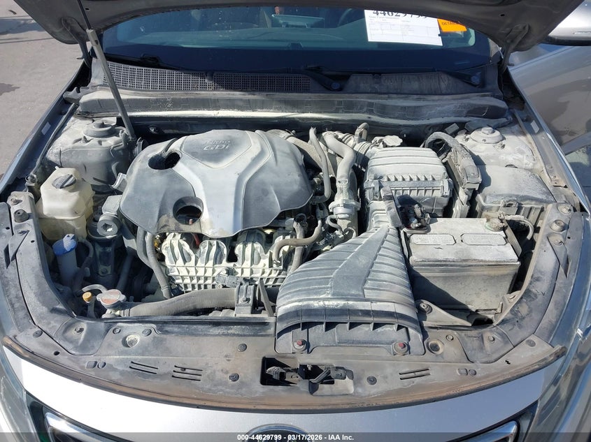 2012 Kia Optima 2.0 Sx silver Lot 111044629799 Vin 5XXGR4A66CG084861