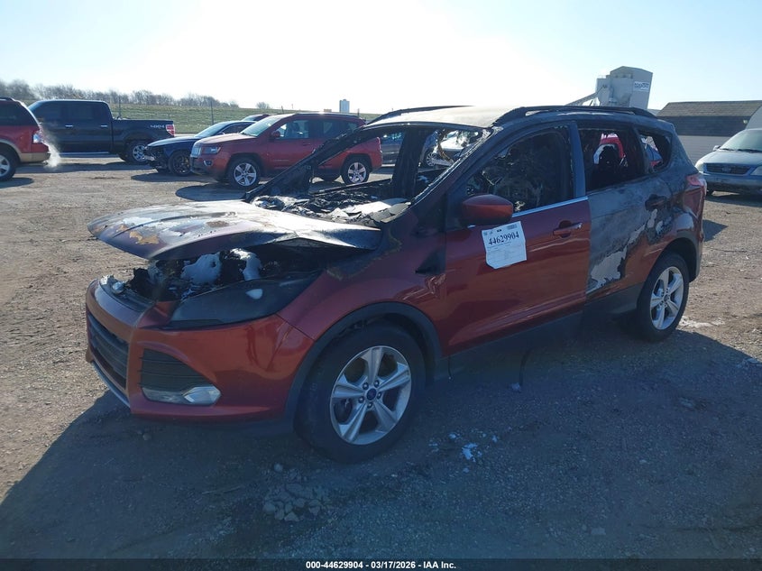 Vin: 1fmcu9gx3eue09596, lot: 45126884, ford escape se 20142