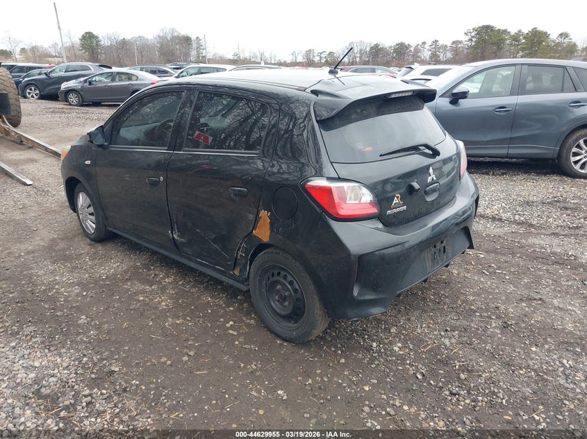 Vin: ml32auhjxmh006036, lot: 45126935, mitsubishi mirage carbonite edition/es/le 20213