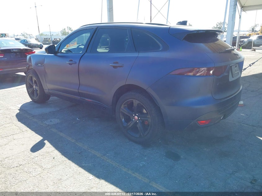Vin: sadcl2gx9ka364129, lot: 45127093, jaguar f-pace 25t r-sport/30t r-sport 20193