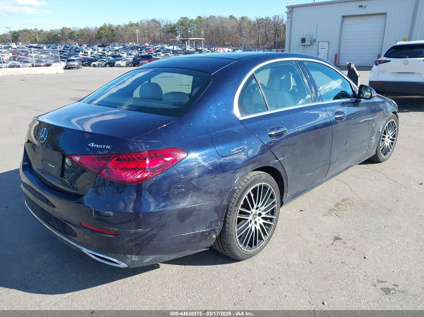 2022 Mercedes-Benz C 300 4Matic VIN: W1KAF4HB7NR050631 Lot: 44630375
