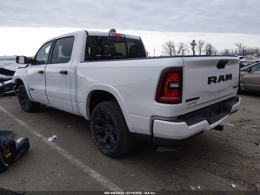 Vin: 1c6rrffg0sn580108, lot: 45127404, ram 1500 big horn  4x4 5'7 box 20253