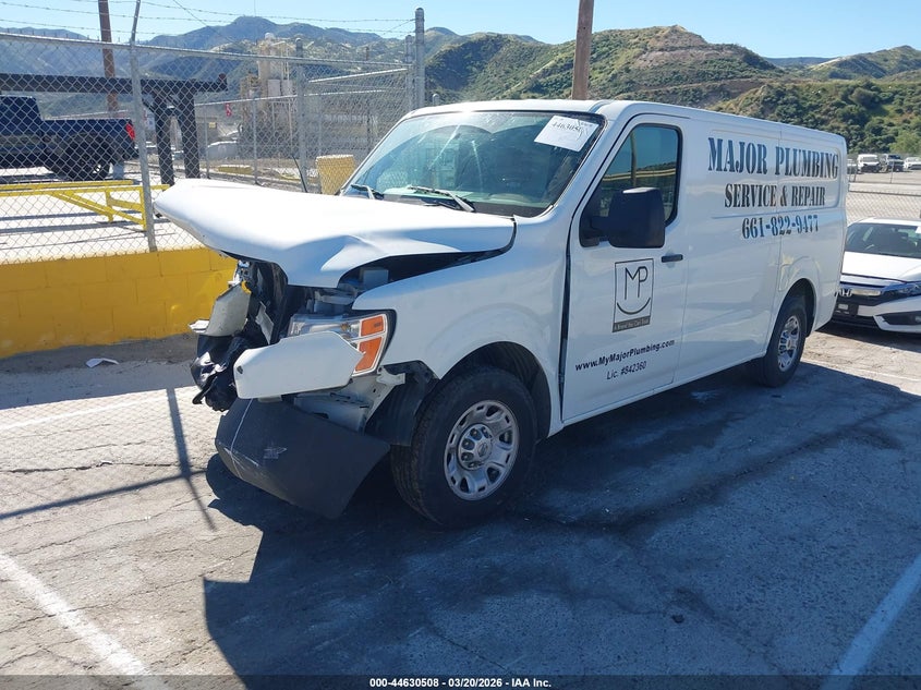2016 NISSAN NV CARGO NV2500 HD auction photo 2