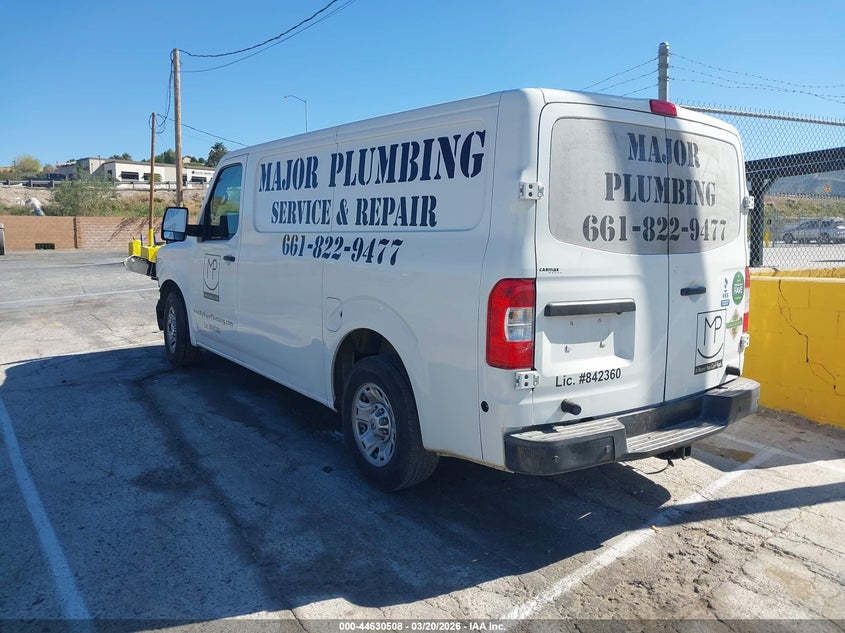 2016 NISSAN NV CARGO NV2500 HD auction photo 3