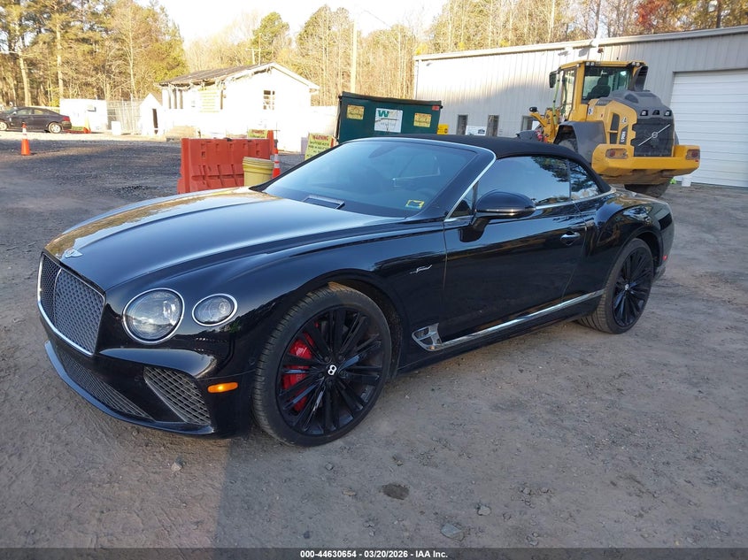 2023 BENTLEY CONTINENTAL GT CABRIO 6.0L W-12 DI, DOHC, VVT, TURBO, 626HP