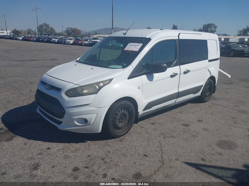 Vin: nm0le7f70f1190104, lot: 45127663, ford transit connect xlt 20152