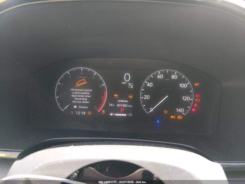 2026 HONDA CR-V 1.5L I-4 DI, DOHC, V(VIN: 2HKRS3H26TH320763