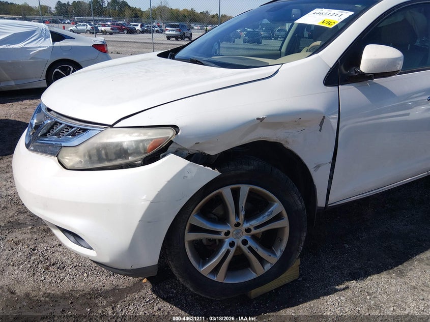 2013 Nissan Murano Le VIN: JN8AZ1MW9DW318978 Lot: 44631211