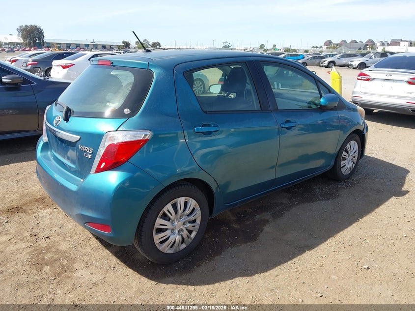 2014 Toyota Yaris Le (Tmc/Cbu Plant)