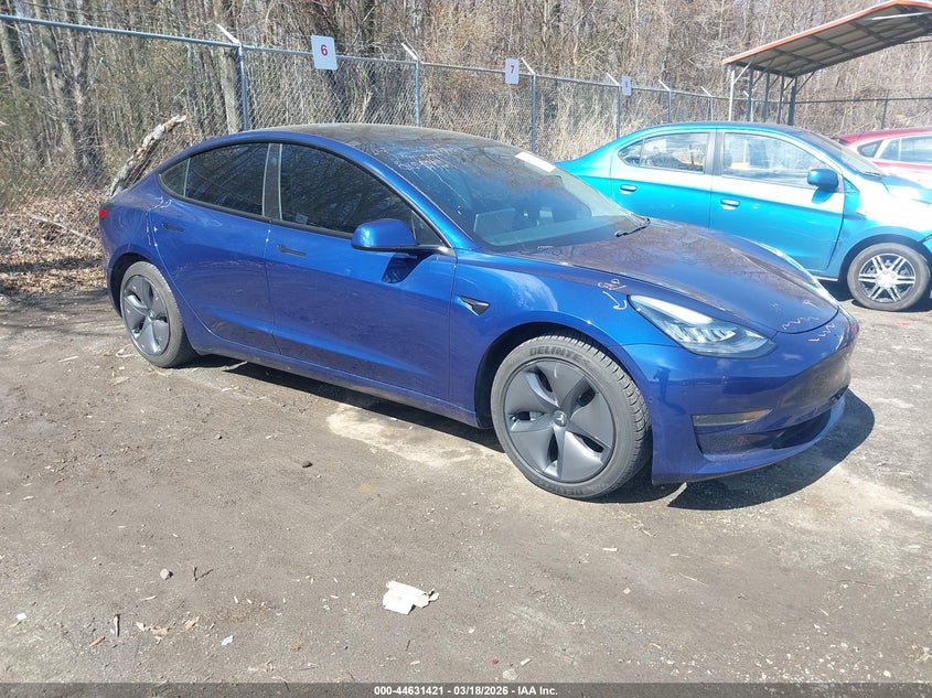 2021 TESLA MODEL 3 STANDARD RANGE PLUS REAR-WHEEL DRIVE