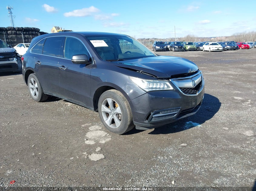 2016 Acura Mdx Acurawatch Plus Package