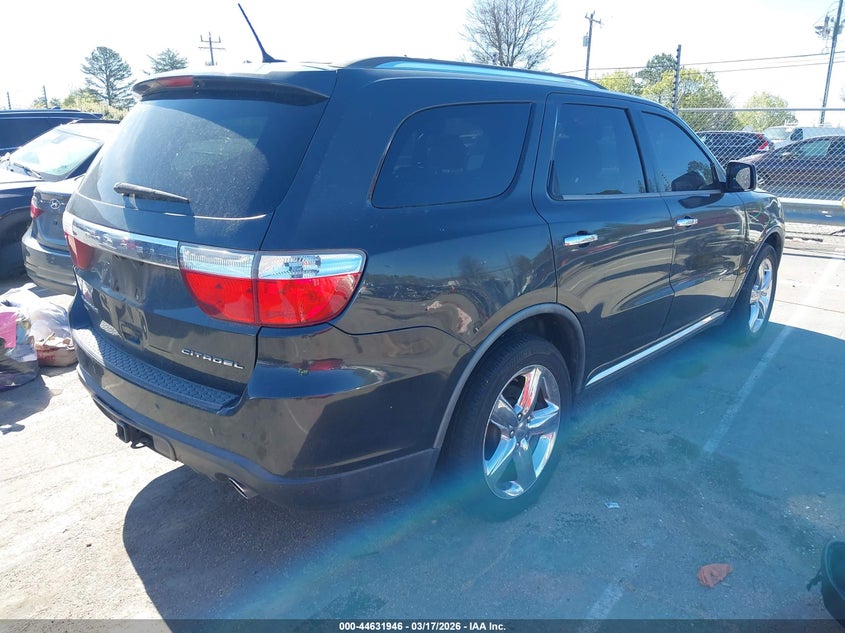 Vin: 1d4se5gtxbc710566, lot: 45128925, dodge durango citadel 20114
