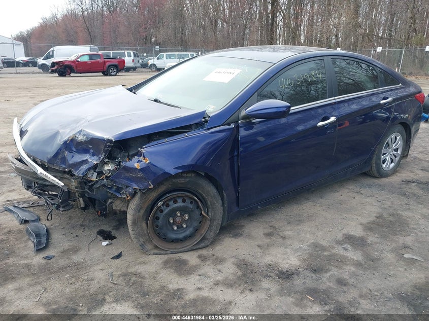 2012 Hyundai Sonata 2.4 Gls blue Lot 111044631984 Vin 5NPEB4AC6CH435841
