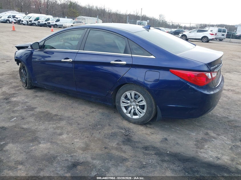 2012 Hyundai Sonata 2.4 Gls blue Lot 111044631984 Vin 5NPEB4AC6CH435841