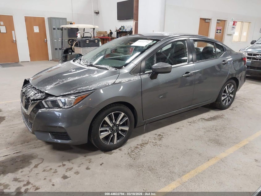 2021 NISSAN VERSA auction photo 2