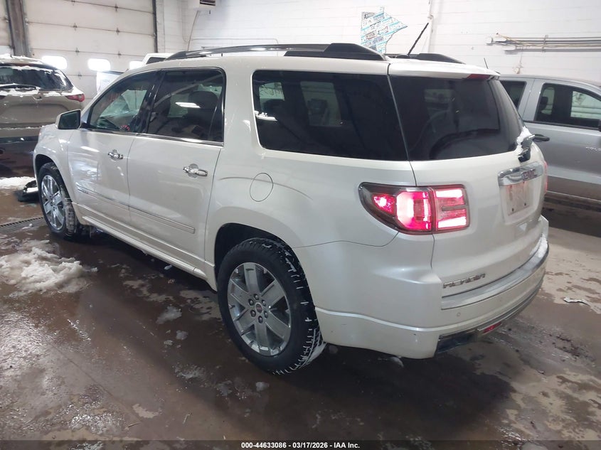 Vin: 1gkkvtkd9dj190218, lot: 45130066, gmc acadia denali 20133