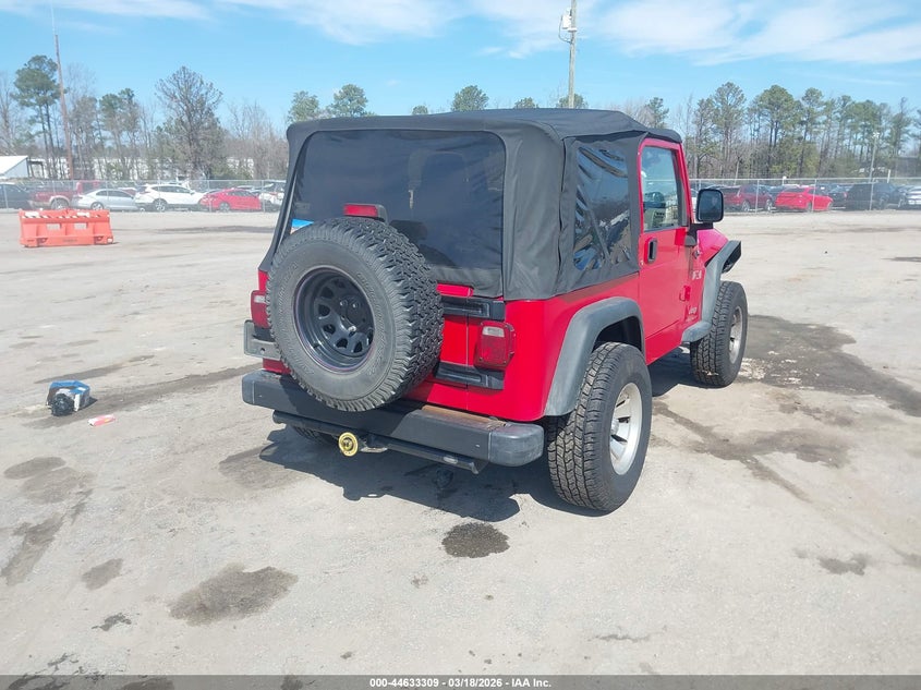 2004 Jeep Wrangler X