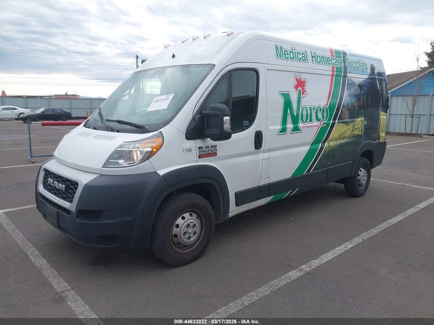 2019 Ram Promaster 2500 High Roof 159 Wb