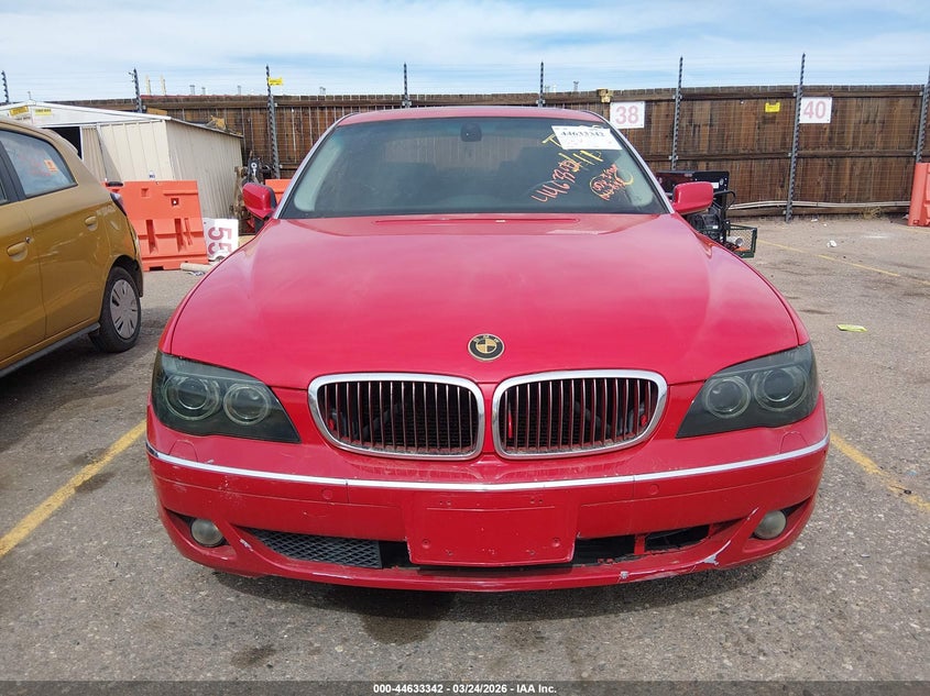 2006 BMW 750Li VIN: WBAHN83586DT63820 Lot: 44633342