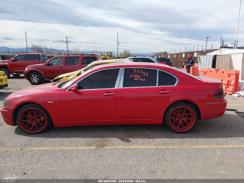 2006 BMW 750Li VIN: WBAHN83586DT63820 Lot: 44633342