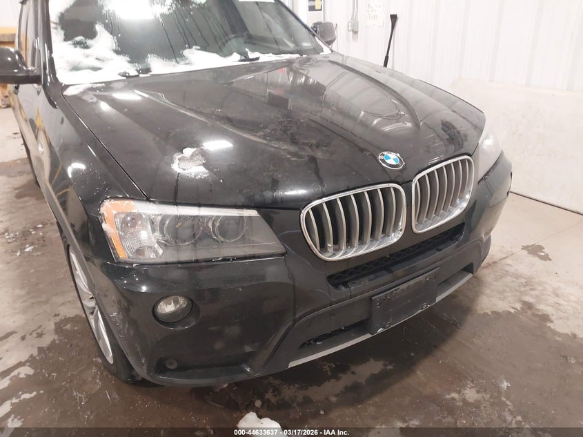 2012 BMW X3 3.0 xDrive28I black Lot 111044633637 Vin 5UXWX5C50CL719583