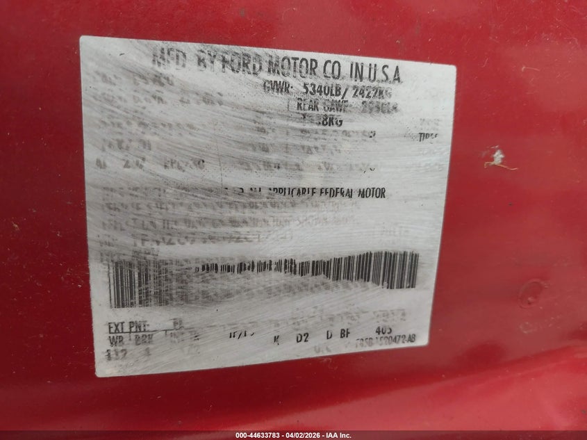 2000 Ford Explorer Xlt VIN: 1FMZU73E4YZC17341 Lot: 44633783