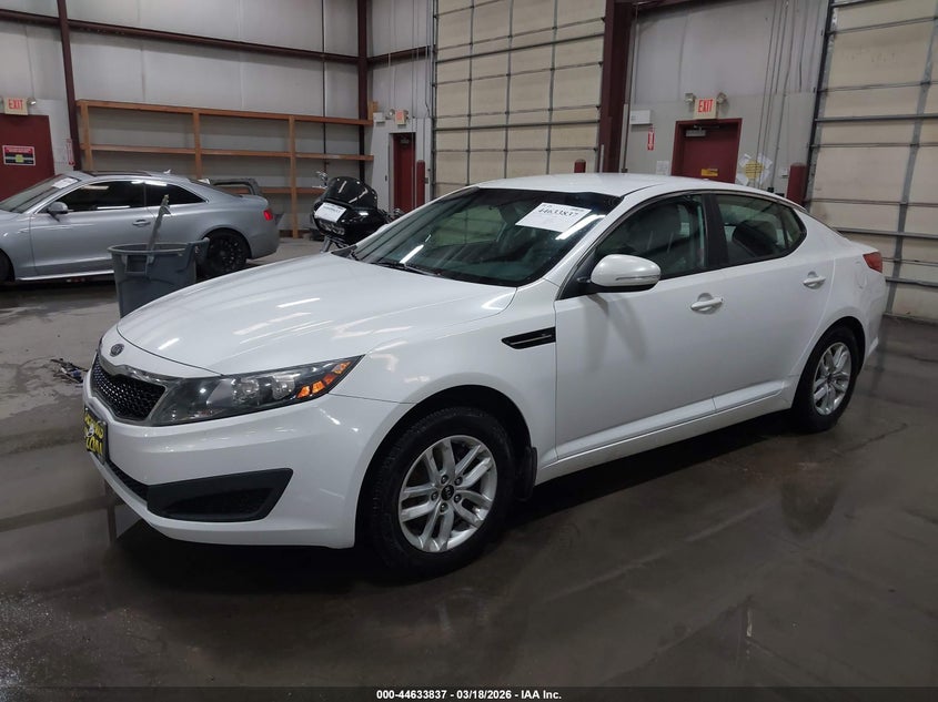 Vin: knagm4a78b5128575, lot: 45130817, kia optima lx 20112