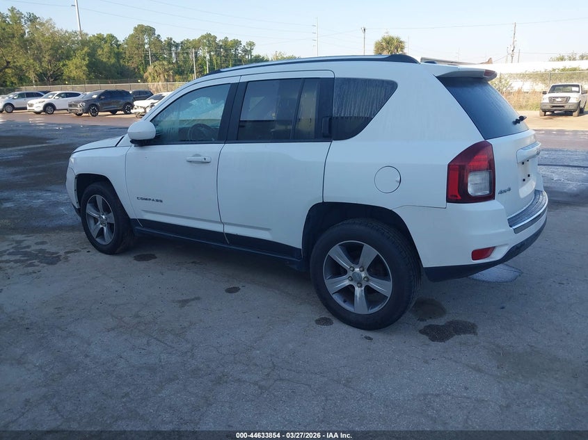 Vin: 1c4njdeb9gd762847, lot: 45130834, jeep compass high altitude edition 20163