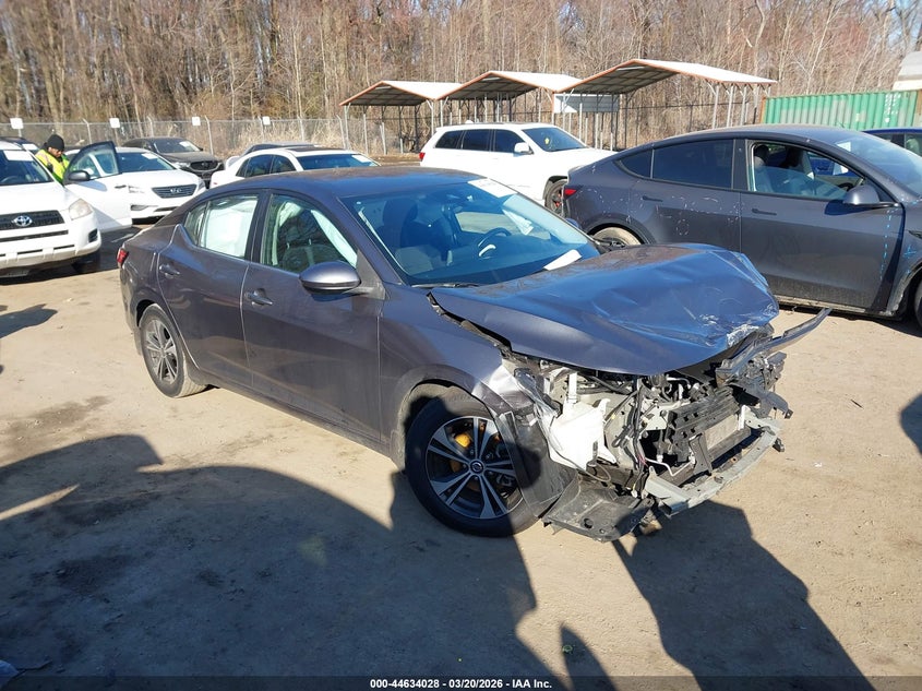 3N1AB8CV8MY289812 2021 Nissan Sentra Sv Xtronic Cvt auction photo 1