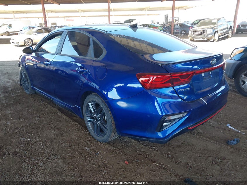 Vin: 3kpf34ad9le218332, lot: 45131282, kia forte gt-line 20203